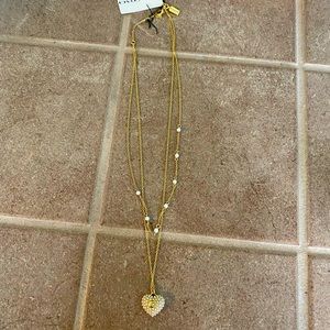 Coach double stack necklace